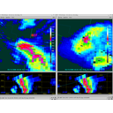 Show Location and severity of thunderstorms Image