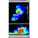 Show Detection of areas receiving rainfall (including some measure of rain intensity Image